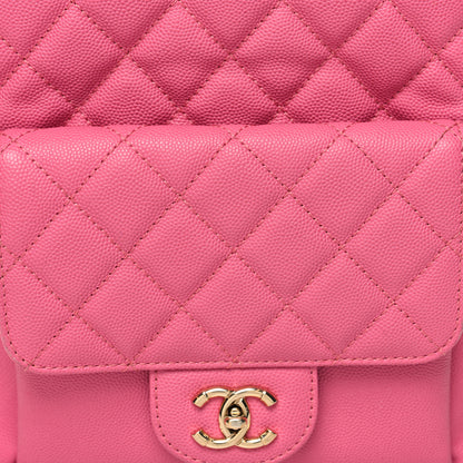 Chanel Caviar Quilted Large CC Day Backpack Pink 8 of 10