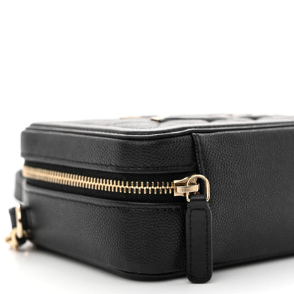 Chanel Caviar Quilted CC Filigree Vanity Clutch With Chain Black 9 of 10