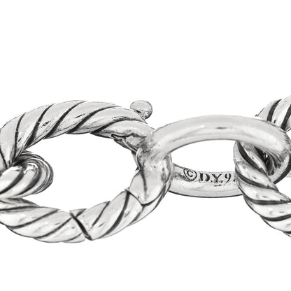 David Yurman Sterling Silver 12mm Large Oval Link Bracelet 3 of 3