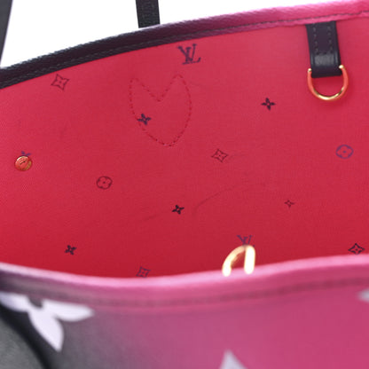Louis Vuitton Monogram Giant Spring In The City Neverfull MM Midnight Fuchsia 10 of 10