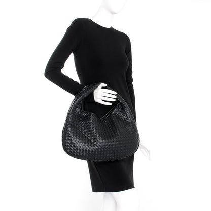 Bottega Veneta Nappa Intrecciato Medium Veneta Hobo Black 2 of 8