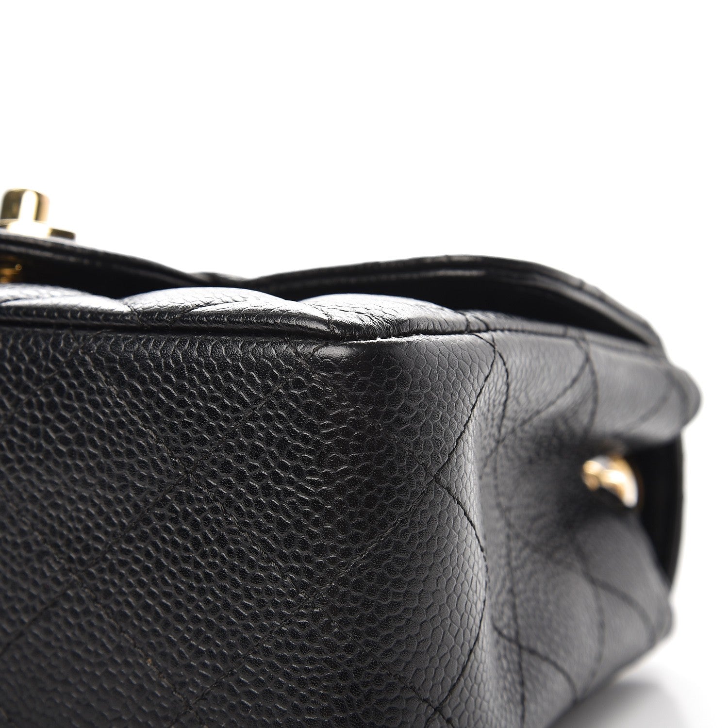 Chanel Caviar Quilted Mini Square Flap Black 10 of 12