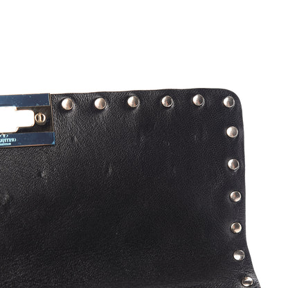 Valentino Garavani Lambskin Medium Rockstud Spike Shoulder Bag Black 7 of 11