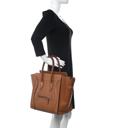 Celine Natural Calfskin Luggage Tan 2 of 15