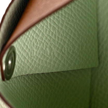 Hermes Epsom Bastia Verso Coin Purse Gold Vert Fizz 7 of 8