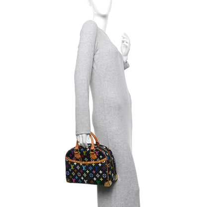 Louis Vuitton Monogram Multicolor Trouville Black 2 of 9