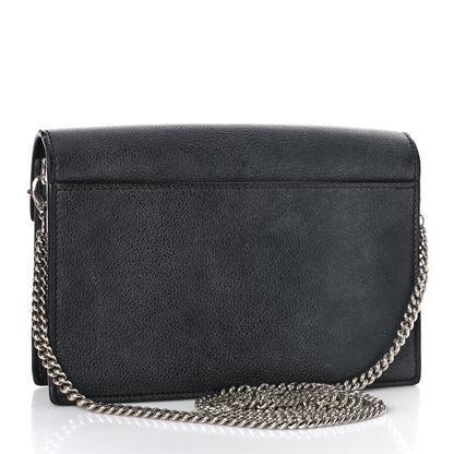 Louis Vuitton Soft Calfskin My Lockme Chain Pochette Black 3 of 9
