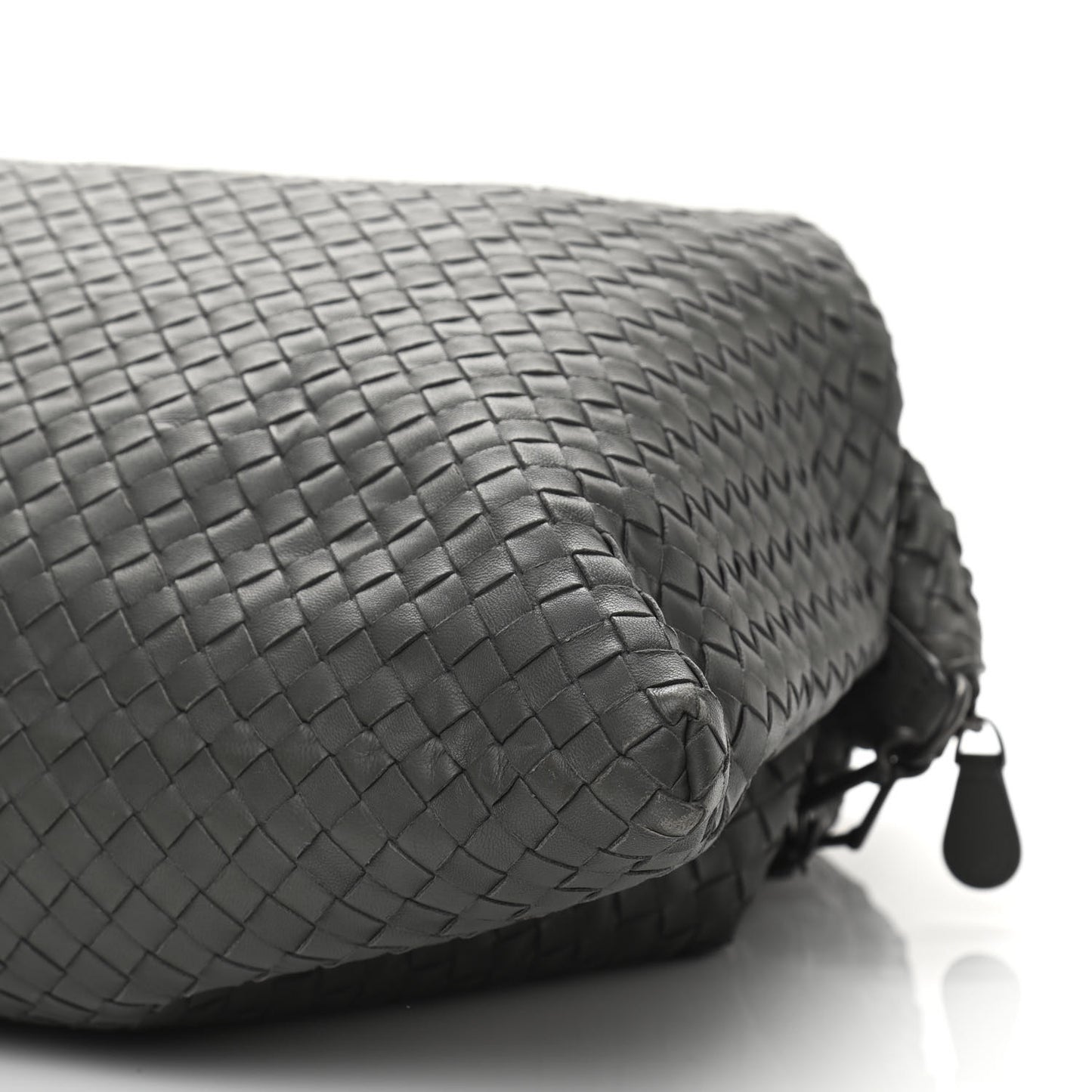 Nappa Intrecciato Maxi Convertible Tote Grey