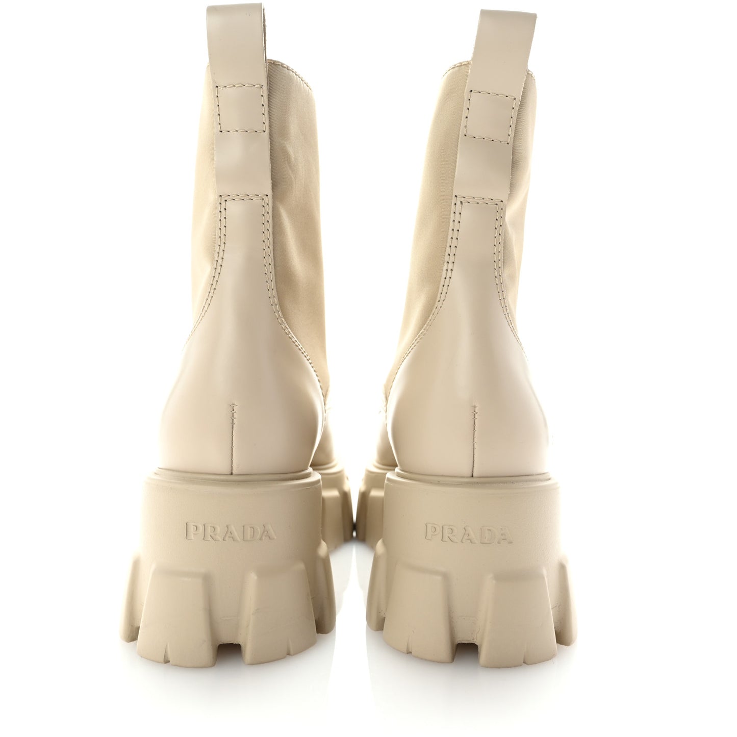 Spazzolato Rois Re-Nylon Metal Triangle Logo Monolith Pouch Pocket 55mm Boots 37.5 Deserto