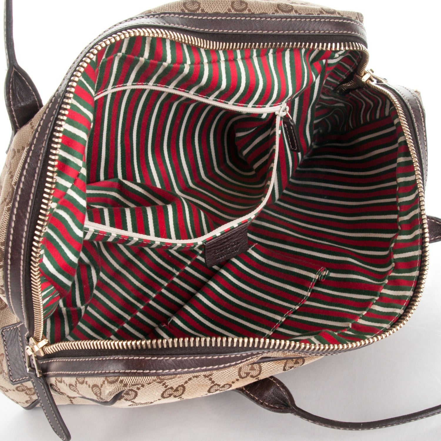 Gucci Monogram New Britt Medium Boston Dark Brown 5 of 7