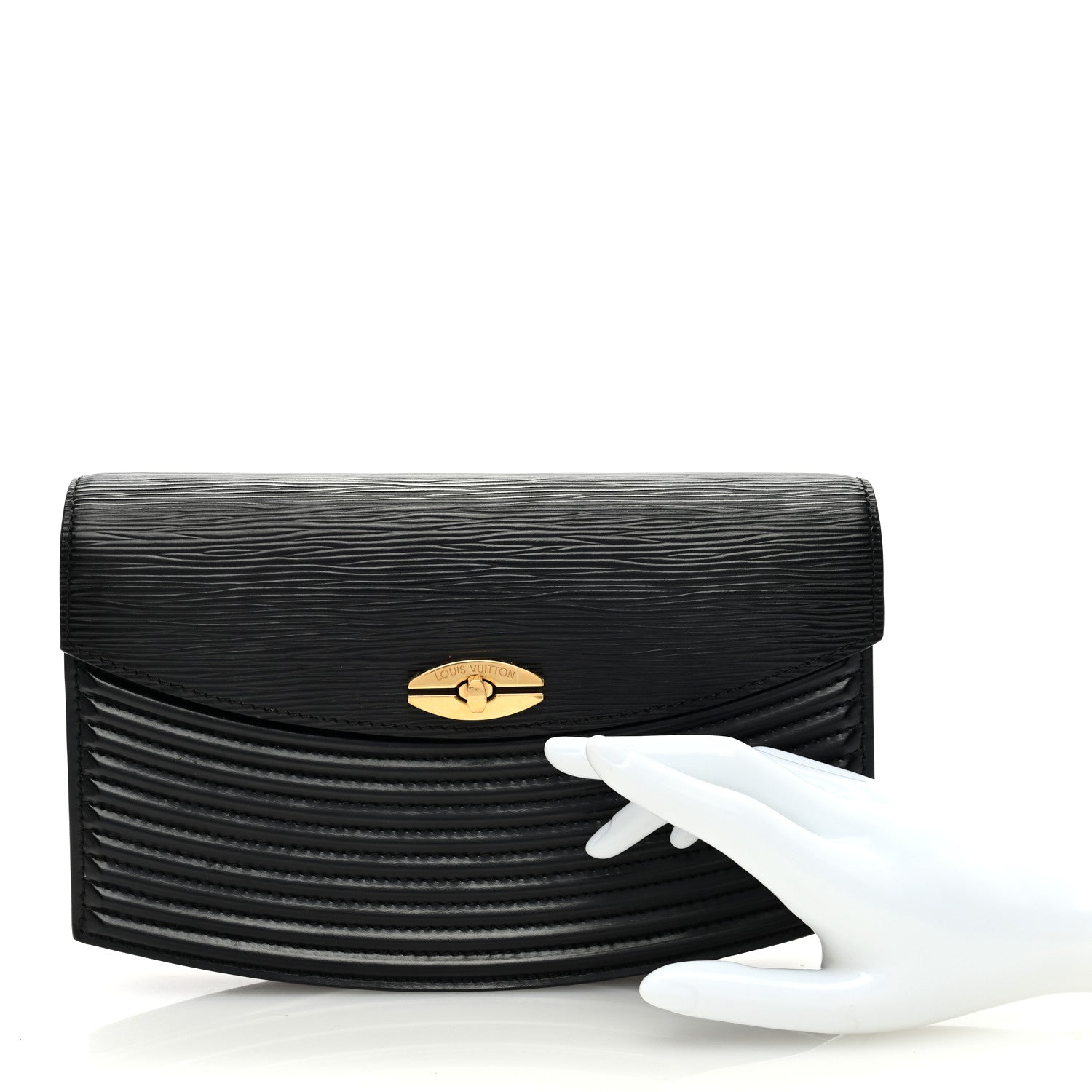 Louis Vuitton Epi Pochette Presbourg Black 2 of 6