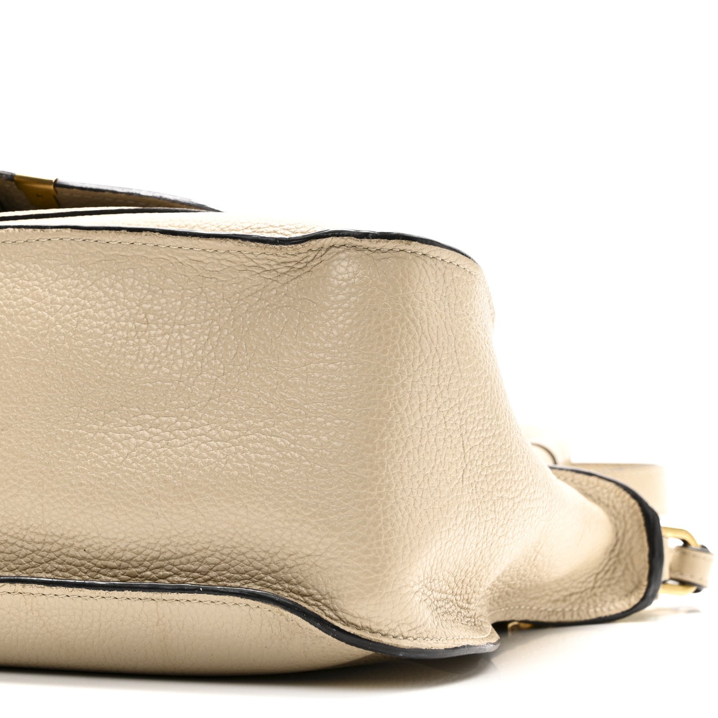 Calfskin Mediium Marcie Satchel Root Beige