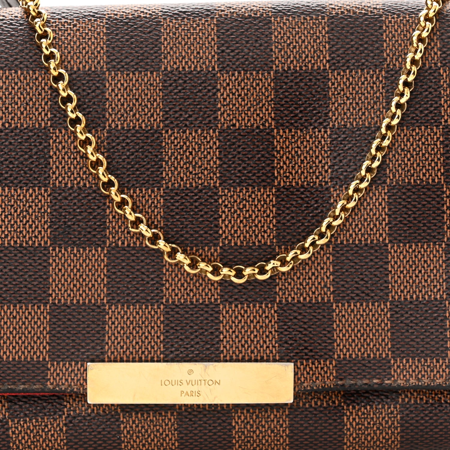 Louis Vuitton Damier Ebene Favorite MM 7 of 14
