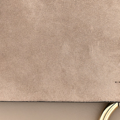 Chloe Calfskin Suede Medium Faye Shoulder Bag Motty Grey 8 of 13