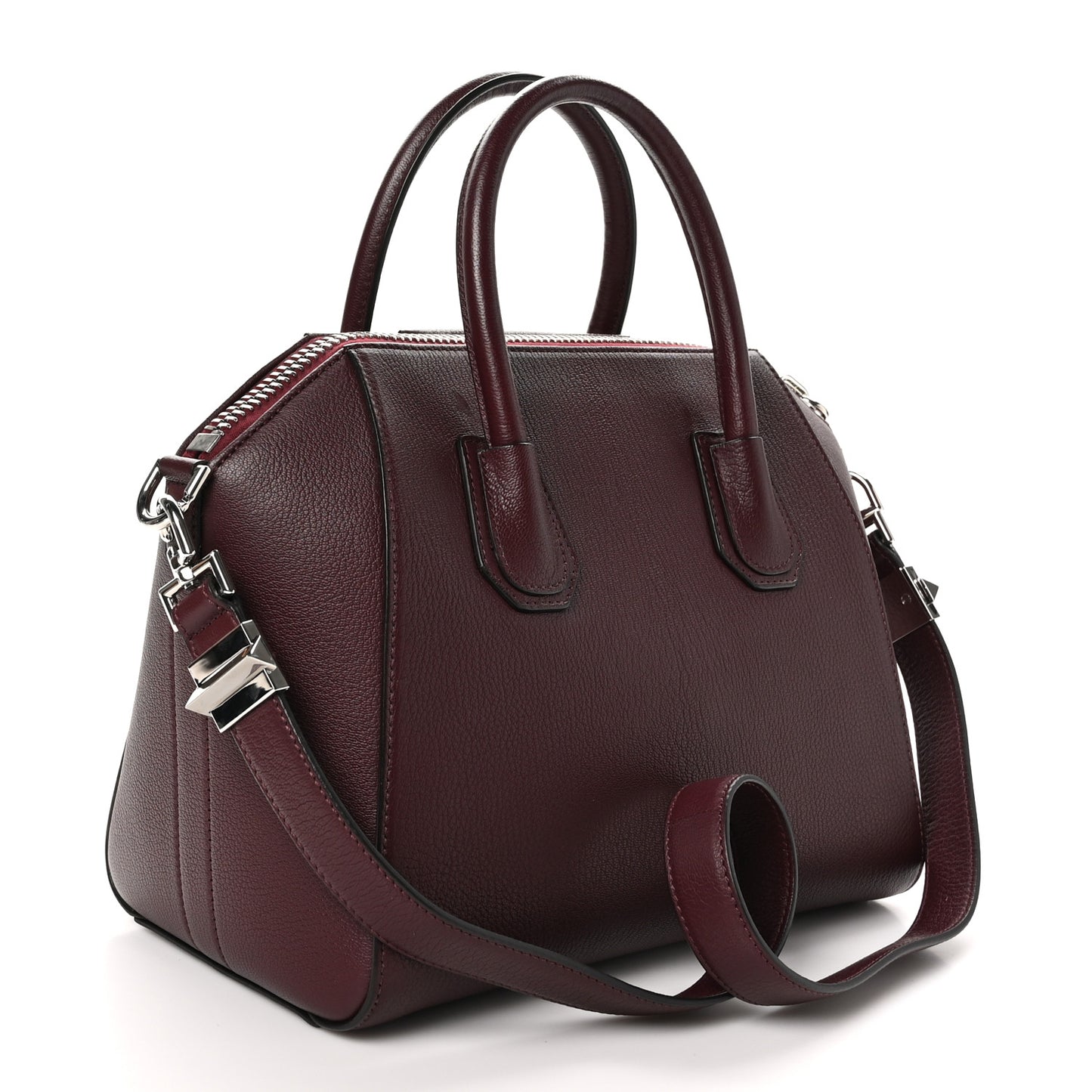 Sugar Goatskin Small Antigona Aubergine