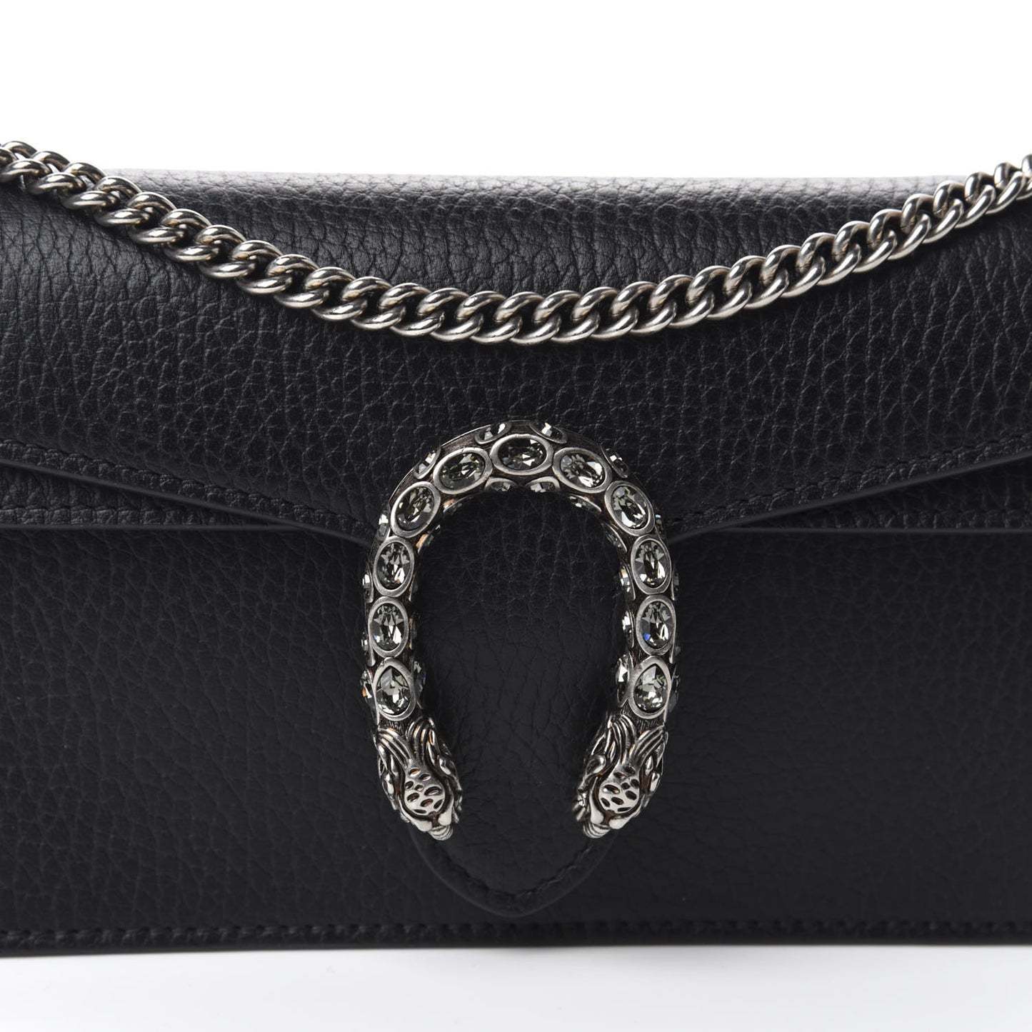 Calfskin Super Mini Dionysus Shoulder Bag Black