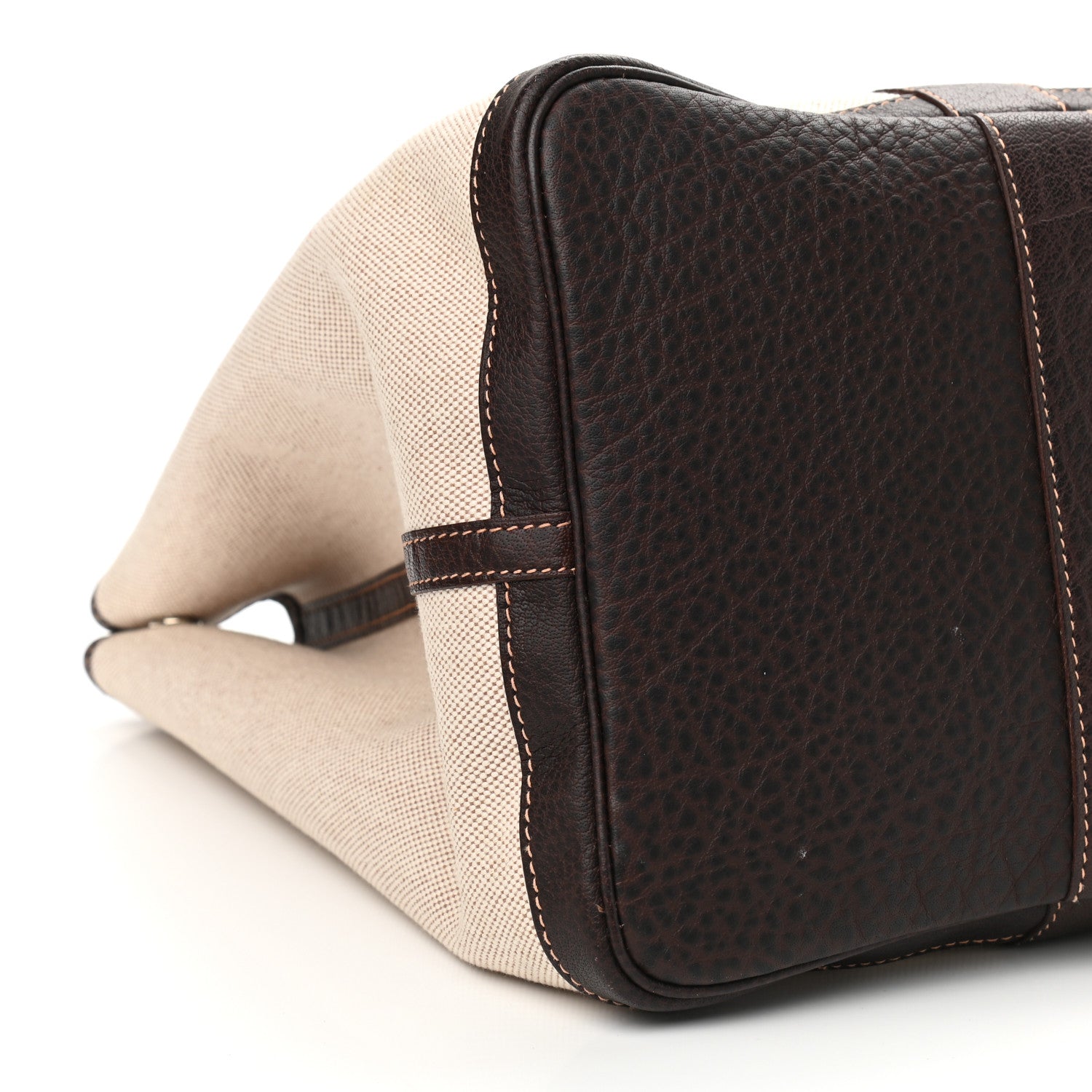Hermes Toile Buffle Gala Garden Party Tote 49 GM Marron Fonce 10 of 15