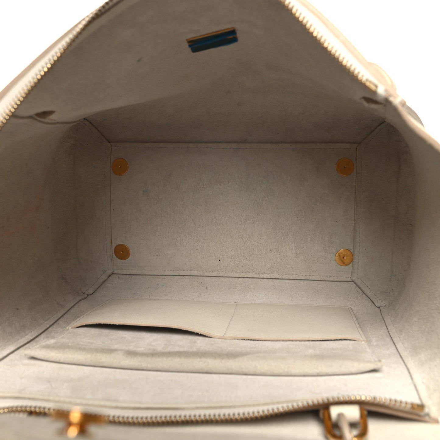 Grained Calfskin Mini Belt Bag White