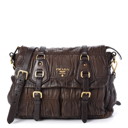 Prada Nappa Gaufre Messenger Tote Noce 1 of 14