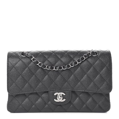 Chanel Caviar Quilted Medium Double Flap Black 1 of 11