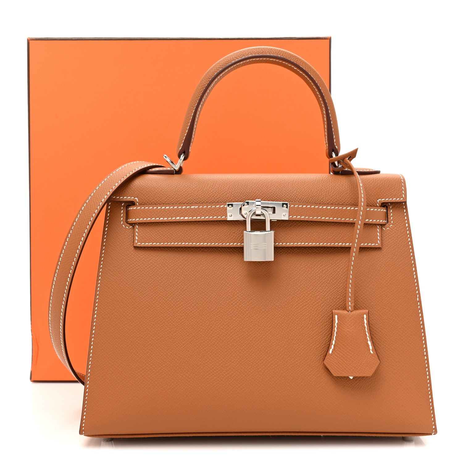 Hermes Epsom Kelly Sellier 25 Gold 10 of 10