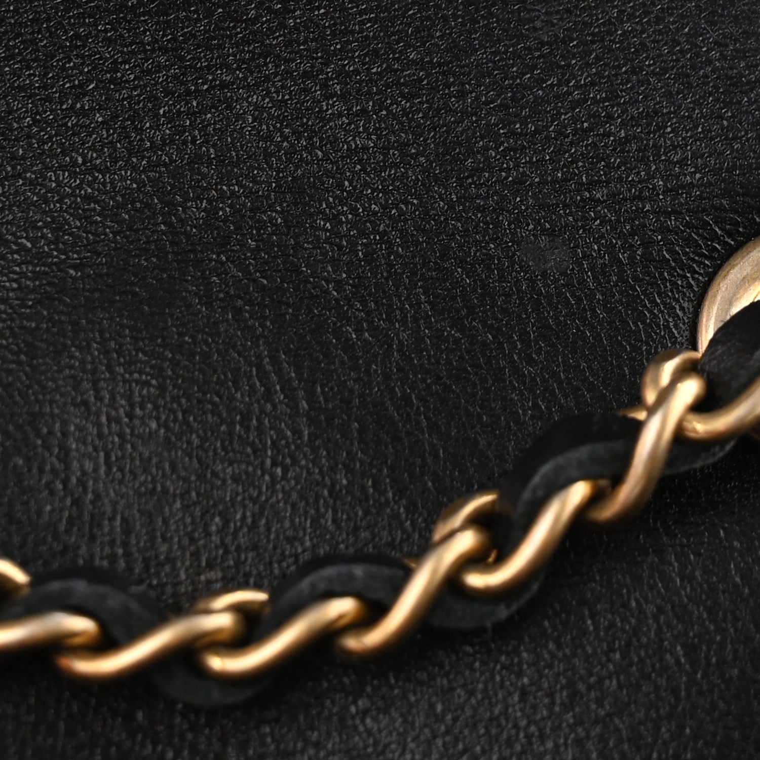 Chanel Shiny Aged Calfskin Quilted Waist Belt Bag Black 9 of 9