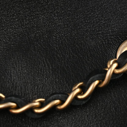 Chanel Shiny Aged Calfskin Quilted Waist Belt Bag Black 9 of 9