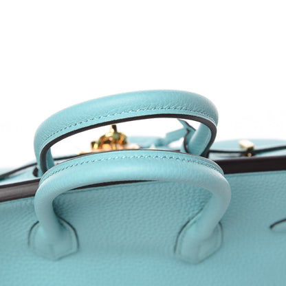 Hermes Togo Birkin 25 Bleu Atoll 12 of 33