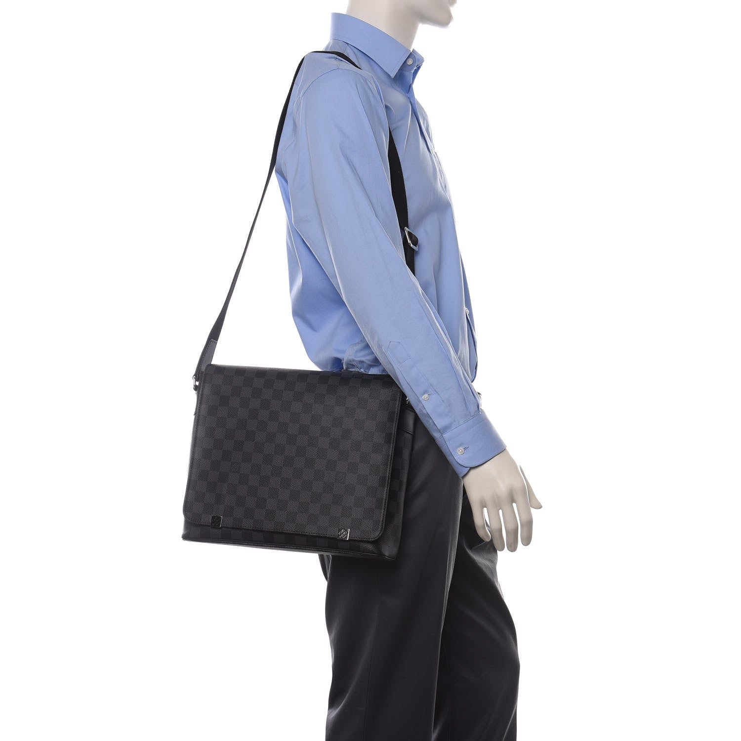 Louis Vuitton Damier Graphite District MM 2 of 8