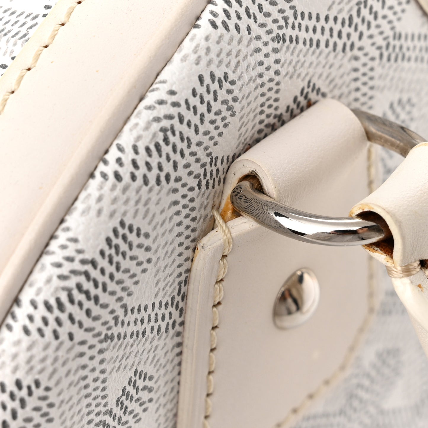 Goyardine Saint Jeanne MM Bowler White