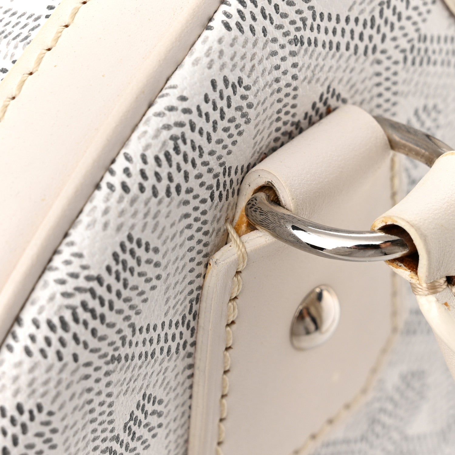 Goyard Goyardine Saint Jeanne MM Bowler White 10 of 10