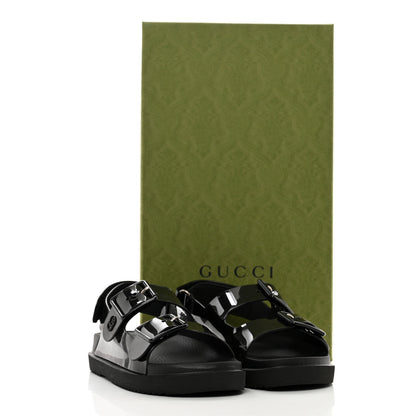 Gucci Rubber Mini Double G Womens Isla Dad Sandals 35 Black 8 of 8