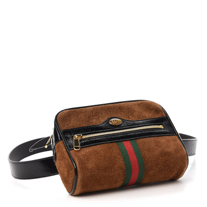 Gucci Suede Small Ophidia Belt Bag 95 38 Brown 4 of 11