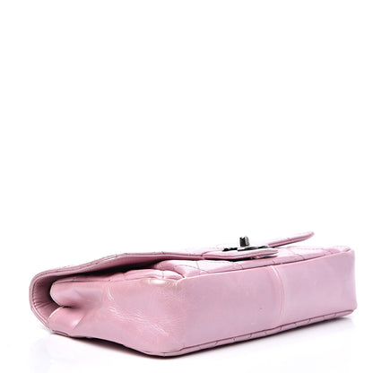 Chanel Glazed Calfskin Quilted Coco Pleats Flap Pink 3 of 19