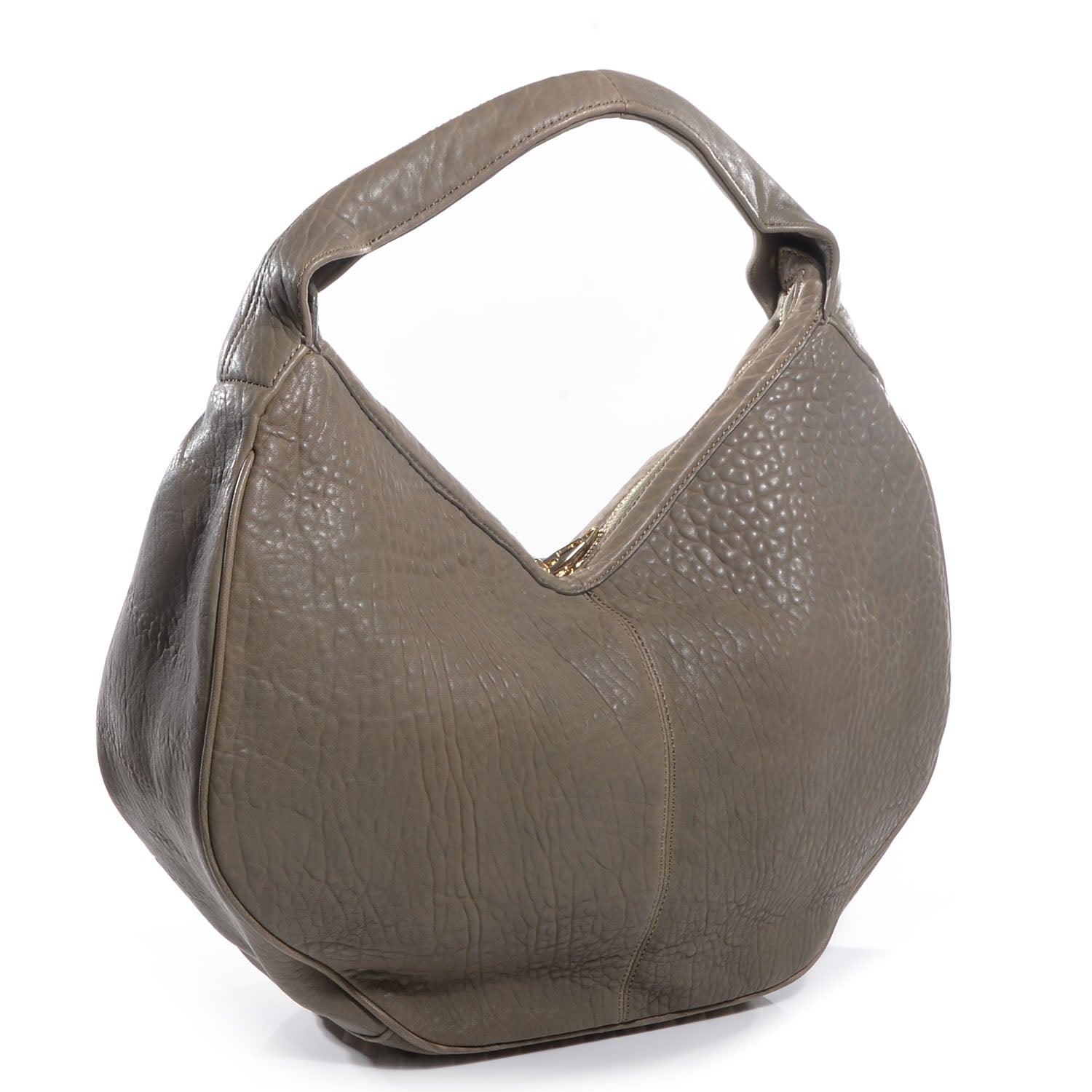 Alexander Wang Pebbled Leather Morgan Hobo Granite 3 of 6