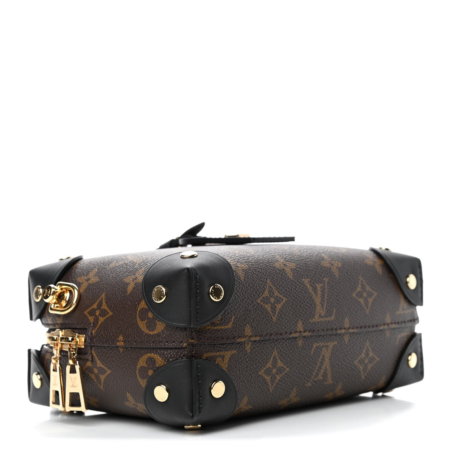 Louis Vuitton Monogram Petite Malle Souple Black 2 of 4