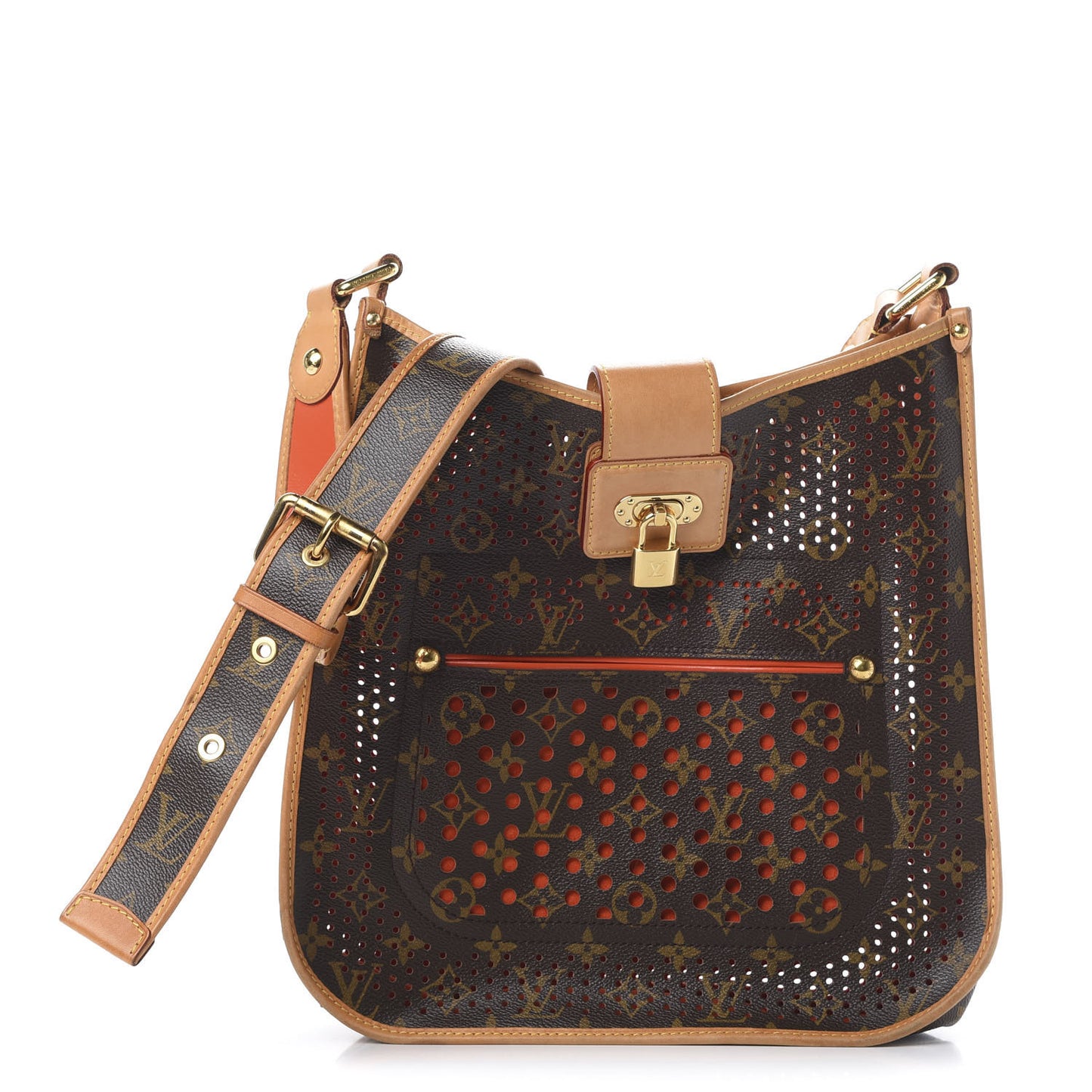 Monogram Perforated Musette Orange