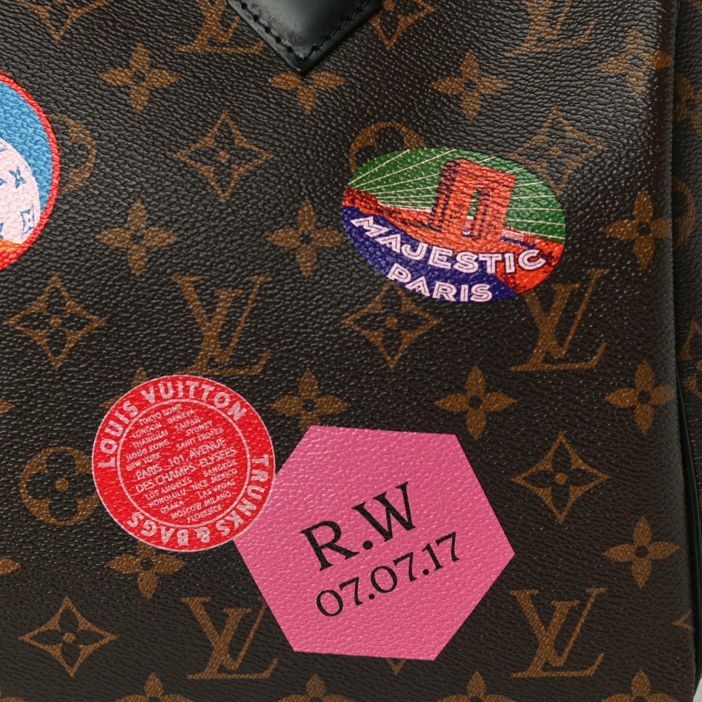 Monogram My World Tour Speedy Bandouliere 30 Black