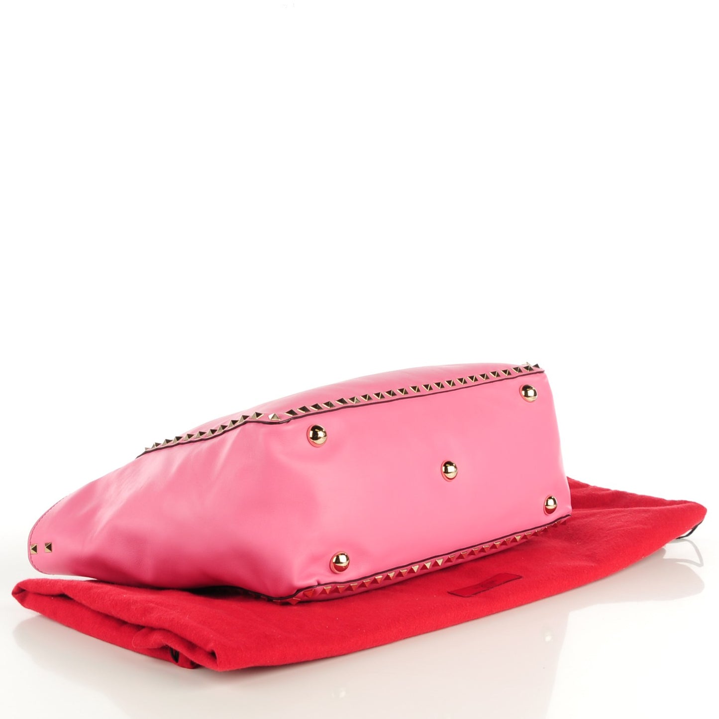 Vitello Medium Rockstud Tote Ninphea