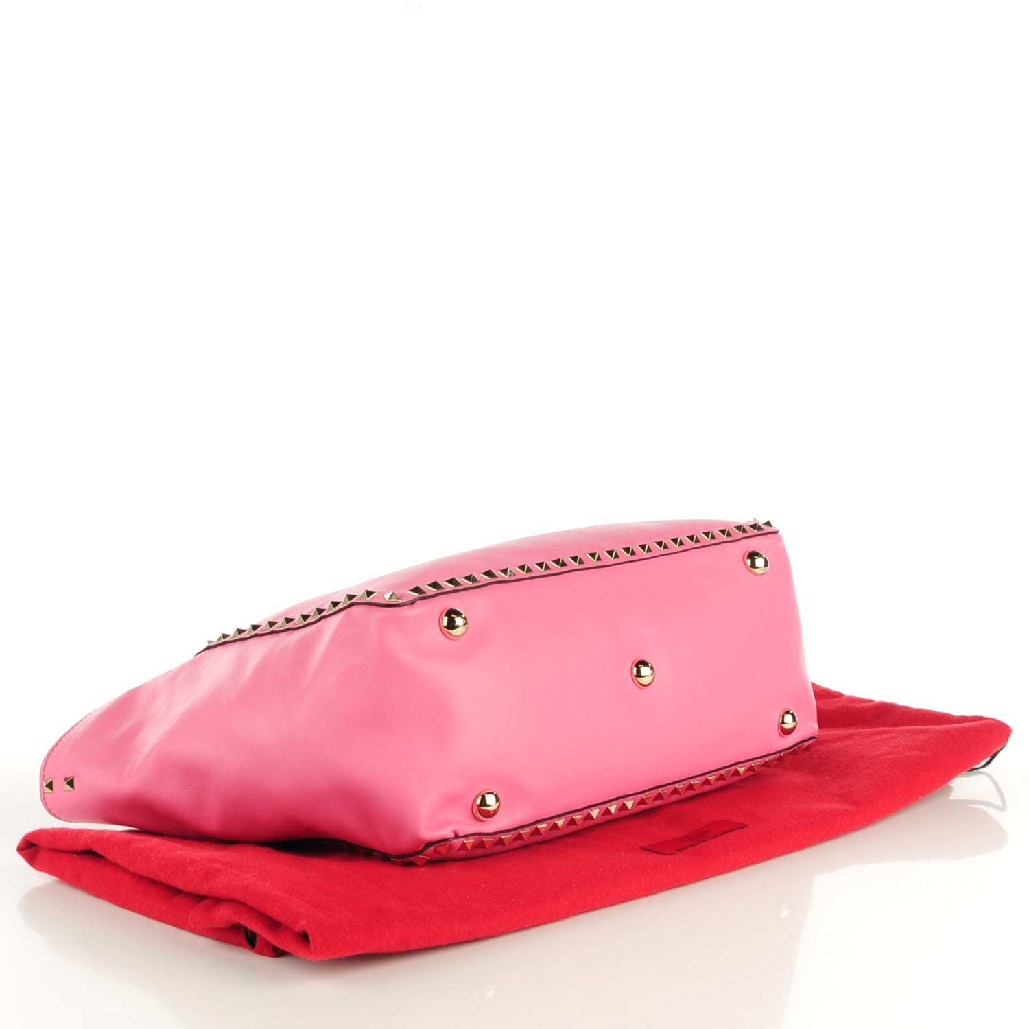 Valentino Garavani Vitello Medium Rockstud Tote Ninphea 4 of 6