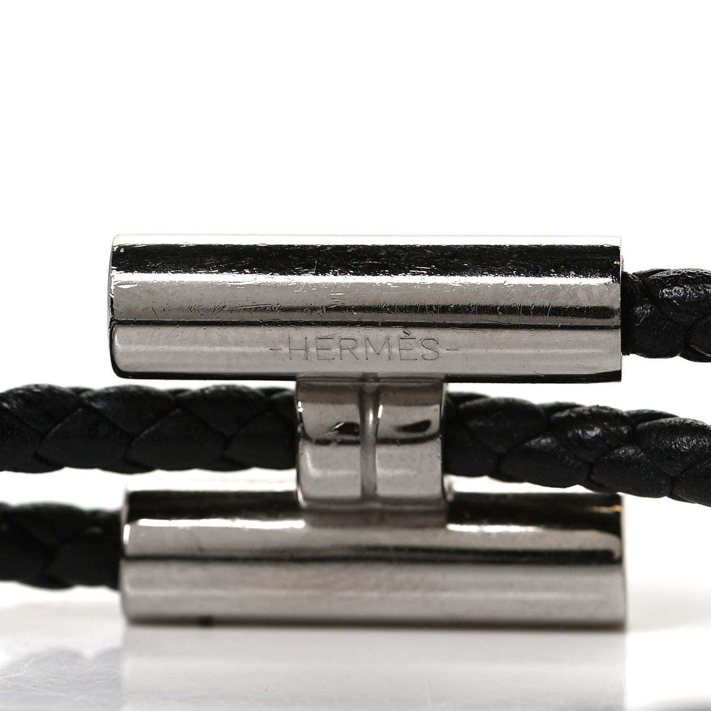 Swift Double Wrap Cord Tournis Tresse Bracelet Black