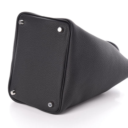 Hermes Taurillon Clemence Picotin Lock 18 PM Black 9 of 10