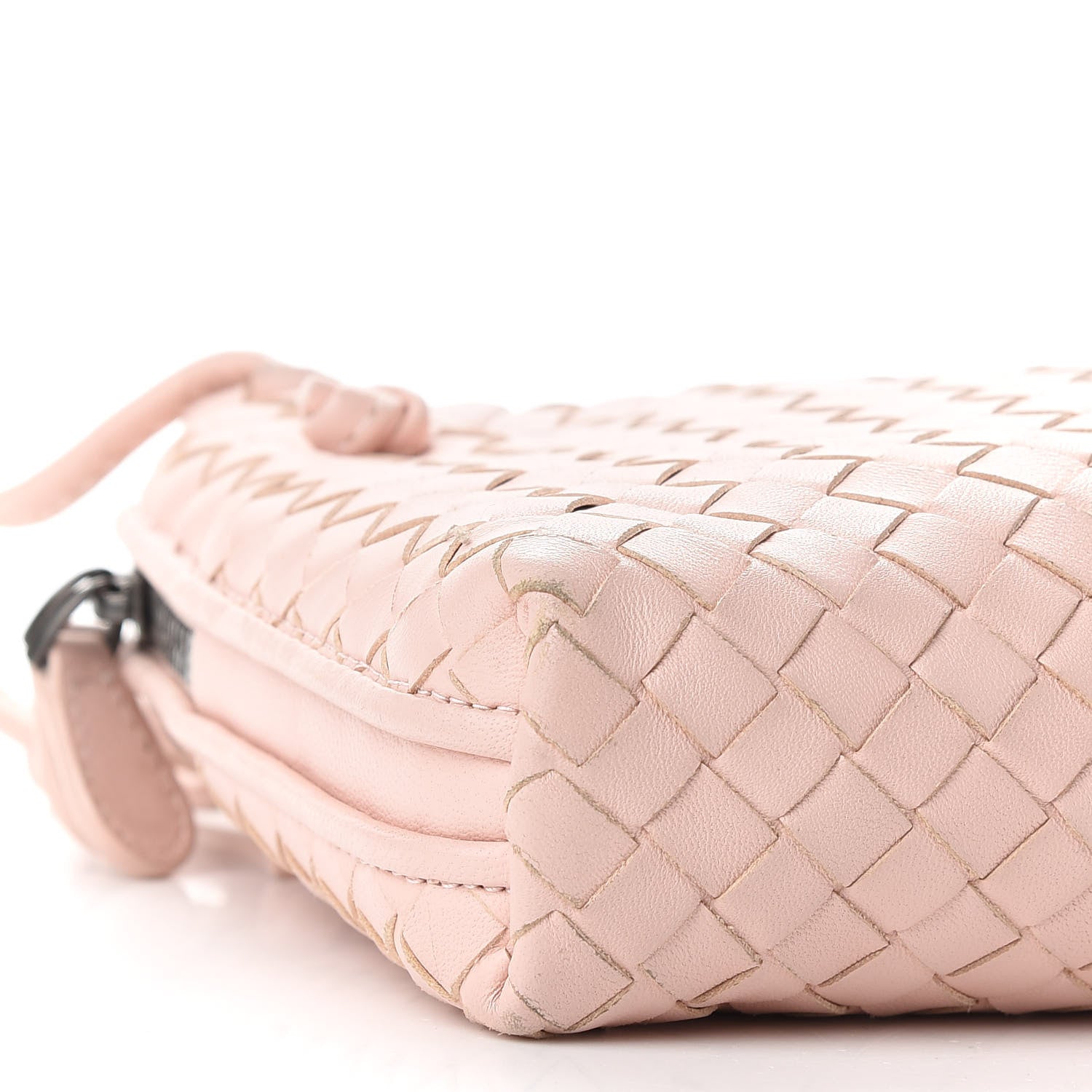 Bottega Veneta Nappa Intrecciato Nodini Crossbody Messenger Flamingo 7 of 9