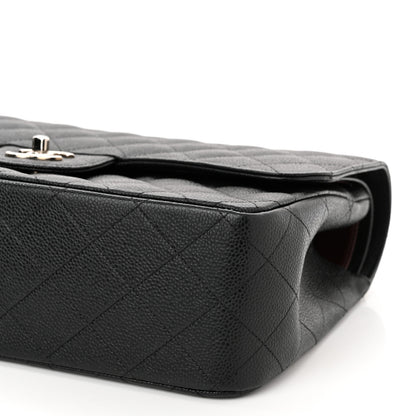 Chanel Caviar Quilted Jumbo Double Flap Black 10 of 10