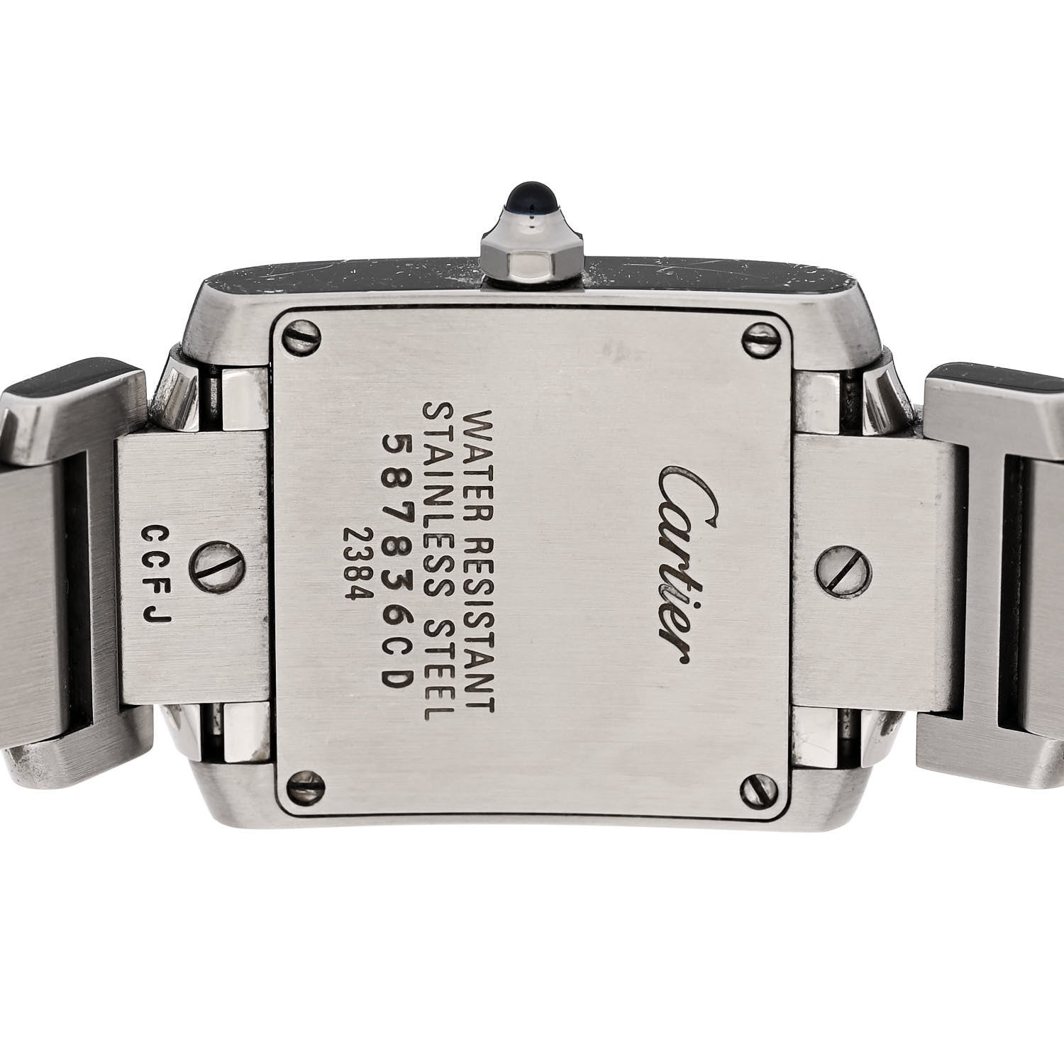 Cartier Stainless Steel 20mm Tank Francaise Quartz Watch 4 of 5