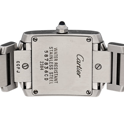 Cartier Stainless Steel 20mm Tank Francaise Quartz Watch 4 of 5