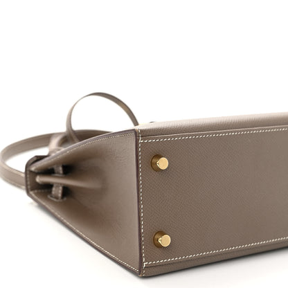 Hermes Epsom Kelly Sellier 25 Etoupe 10 of 11