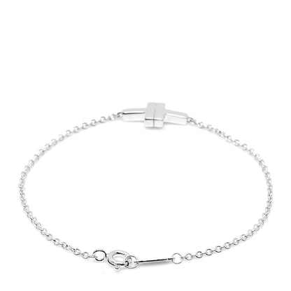 Tiffany Sterling Silver T Two Single Chain Bracelet 3 of 5