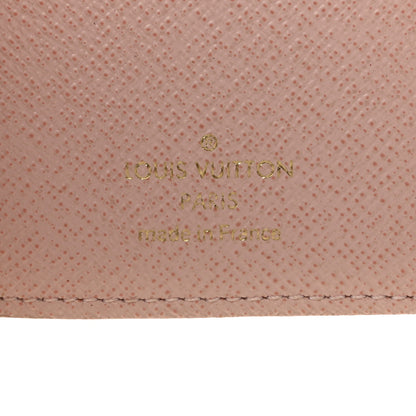 Louis Vuitton Damier Azur Victorine Wallet Rose Ballerine 6 of 7