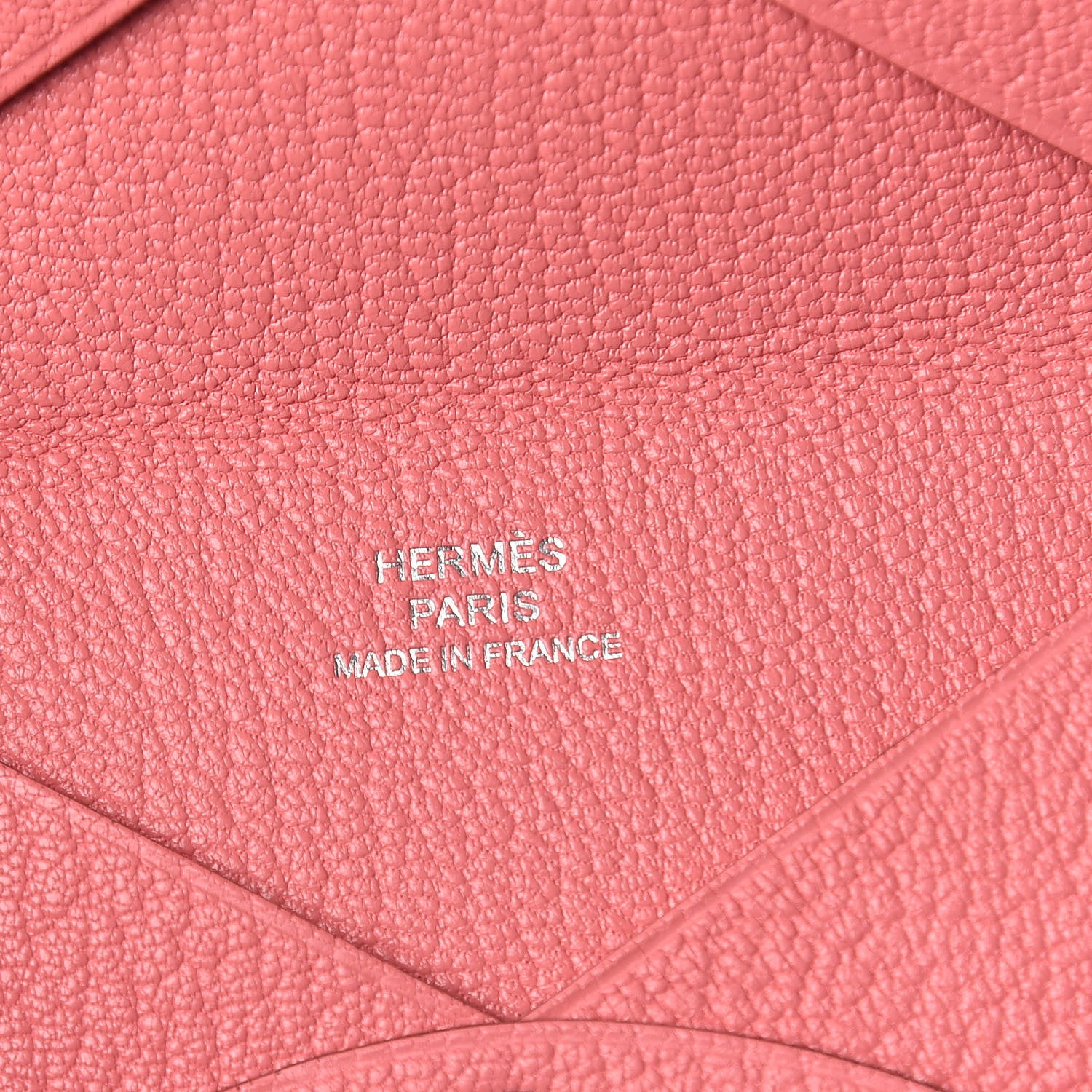 Hermes Chevre Mysore Calvi Card Case Rose Ete 6 of 7